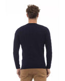 Darrahopens Men's Fashion > Knitwear & Sweaters Alpha Studio Men's Blue Viscose Sweater - 46 IT