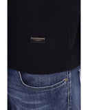 Darrahopens Men's Fashion > Knitwear & Sweaters Baldinini Crewneck Sweater with Metal Monogram M Men