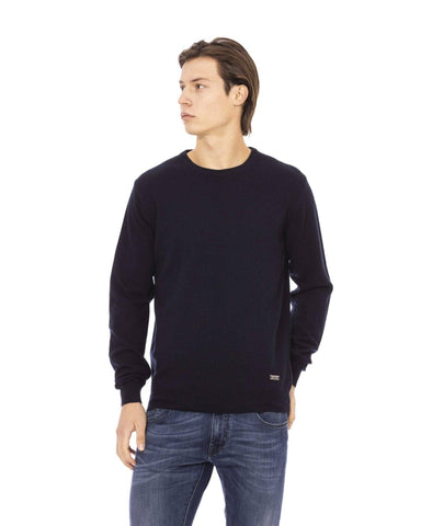 Darrahopens Men's Fashion > Knitwear & Sweaters Baldinini Monogram Crewneck Sweater M Men