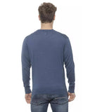 Darrahopens Men's Fashion > Knitwear & Sweaters Cashmere V-neck Sweater with Embroidered Logo L Men