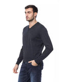 Darrahopens Men's Fashion > Knitwear & Sweaters Embroidered Merino Wool Crew Neck Sweater L Men