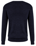 Darrahopens Men's Fashion > Knitwear & Sweaters Mens Advatex Varesa Wool Pullover Jumper Cardigan - Navy - 3XL
