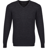 Darrahopens Men's Fashion > Knitwear & Sweaters Mens Advatex Varesa Wool Pullover Jumper Cardigan V Neck - Charcoal