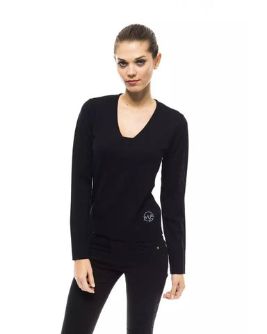 Darrahopens Men's Fashion > Knitwear & Sweaters Montana Blu Women's Blue Wool Sweater - 46 IT