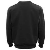 Darrahopens Men's Fashion > Knitwear & Sweaters New Adult Unisex Plain Pullover Fleece Jumper Mens Long Sleeve Crew Neck Sweater, Black, 5XL
