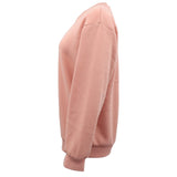 Darrahopens Men's Fashion > Knitwear & Sweaters New Adult Unisex Plain Pullover Fleece Jumper Mens Long Sleeve Crew Neck Sweater, Wash Pink, XL