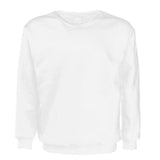 Darrahopens Men's Fashion > Knitwear & Sweaters New Adult Unisex Plain Pullover Fleece Jumper Mens Long Sleeve Crew Neck Sweater, White, XS