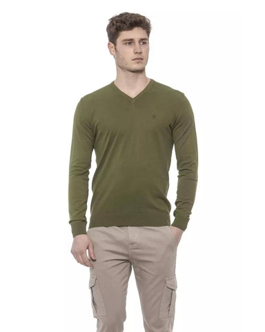Darrahopens Men's Fashion > Knitwear & Sweaters V-Neck Solid Color Sweater S Men