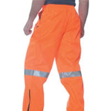 Darrahopens Men's Fashion > Pants & Chinos Huski Mens Tarmac Hi Vis Trousers Pants High Visibility Safety Pants - Orange