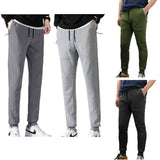 Darrahopens Men's Fashion > Pants & Chinos Men's Fleece Slim Trackpant Sport Joggers w Zipped Pockets Gym Casucal Trousers, Dark Grey, XL