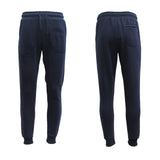 Darrahopens Men's Fashion > Pants & Chinos Mens Unisex Fleece Lined Sweat Track Pants Suit Casual Trackies Slim Cuff XS-6XL, Navy, 3XL
