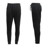 Darrahopens Men's Fashion > Pants & Chinos Mens Unisex Fleece Lined Sweat Track Pants Suit Casual Trackies Slim Cuff XS-6XL, Navy, 3XL