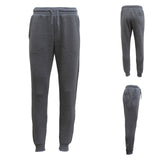Darrahopens Men's Fashion > Pants & Chinos Mens Unisex Fleece Lined Sweat Track Pants Suit Casual Trackies Slim Cuff XS-6XL, Navy, 3XL