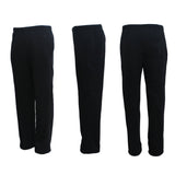 Darrahopens Men's Fashion > Pants & Chinos New Adult Mens Unisex Track Suit Fleece Lined Pants Sport Gym Work Casual Winter, Black, L
