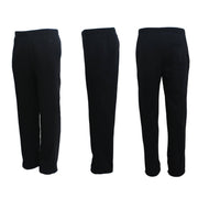 Darrahopens Men's Fashion > Pants & Chinos New Adult Mens Unisex Track Suit Fleece Lined Pants Sport Gym Work Casual Winter, Black, S