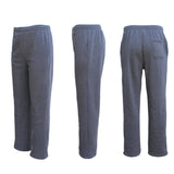 Darrahopens Men's Fashion > Pants & Chinos New Adult Mens Unisex Track Suit Fleece Lined Pants Sport Gym Work Casual Winter, Grey, 2XL