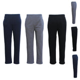 Darrahopens Men's Fashion > Pants & Chinos New Adult Mens Unisex Track Suit Fleece Lined Pants Sport Gym Work Casual Winter, Grey, XL