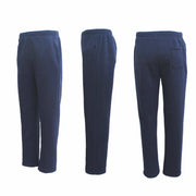 Darrahopens Men's Fashion > Pants & Chinos New Adult Mens Unisex Track Suit Fleece Lined Pants Sport Gym Work Casual Winter, Navy, 6XL
