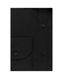 Darrahopens Men's Fashion > Shirts Bagutta Men's Black Cotton Shirt - XL