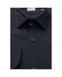 Darrahopens Men's Fashion > Shirts Bagutta Men's Blue Cotton Shirt - 2XL
