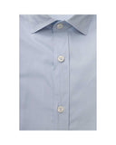 Darrahopens Men's Fashion > Shirts Bagutta Men's Light Blue Cotton Shirt - XL
