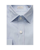 Darrahopens Men's Fashion > Shirts Bagutta Men's Light Blue Cotton Shirt - XL