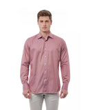 Darrahopens Men's Fashion > Shirts Bagutta Men's Red Cotton Shirt - XL