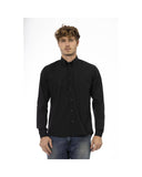 Darrahopens Men's Fashion > Shirts Baldinini Trend Men's Black Cotton Shirt - 44 IT