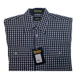 Darrahopens Men's Fashion > Shirts BISLEY SEERSUCKER SHORT SLEEVE SHIRT Plus King Size Work Cotton Blend Check - BS2772_CMVB (MVB) - L