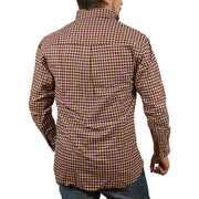 Darrahopens Men's Fashion > Shirts Mens Button up Flannelette Shirt Check 100% Cotton Flannel Vintage - XL