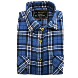Darrahopens Men's Fashion > Shirts Mens Half Placket Flannelette Long Sleeve Pullover Shirt 100% Cotton Check Authentic Flannel  - Burgundy - S