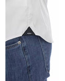 Darrahopens Men's Fashion > Shirts Slim Front Closure Shirt with Italian Collar and Logo Detail 41 IT Men