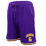 Darrahopens Men's Fashion > Shorts Men's Basketball Sports Shorts Gym Jogging Swim Board Boxing Sweat Casual Pants, Purple - Los Angeles 6, M