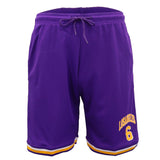 Darrahopens Men's Fashion > Shorts Men's Basketball Sports Shorts Gym Jogging Swim Board Boxing Sweat Casual Pants, Purple - Los Angeles 6, M
