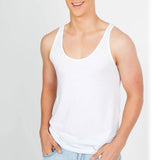 Darrahopens Men's Fashion > Sleepwear Mens Merino Wool Top Pants Thermal Leggings Long Johns Underwear Pajamas, Men's Singlet - Beige, S