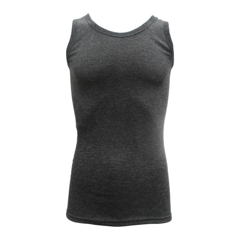 Darrahopens Men's Fashion > Sleepwear Mens Merino Wool Top Pants Thermal Leggings Long Johns Underwear Pajamas, Men's Singlet - Black, XL