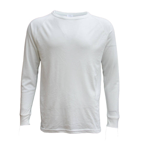 Darrahopens Men's Fashion > Sleepwear Mens Merino Wool Top Pants Thermal Leggings Long Johns Underwear Pajamas, Men's Top - Beige, S