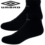 Darrahopens Men's Fashion > Socks Umbro Mens Trainer Ankle Socks - Black - 1 Pack of 3 Pairs - EU 43-46