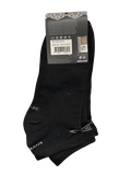 Darrahopens Men's Fashion > Socks Umbro Mens Trainer Ankle Socks - Black - 1 Pack of 3 Pairs - EU 43-46