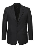 Darrahopens Men's Fashion > Suits & Tuxedos Mens 2 Button Classic Plain Suit Jacket Bamboo Blend Business Wedding  - Charcoal - 127