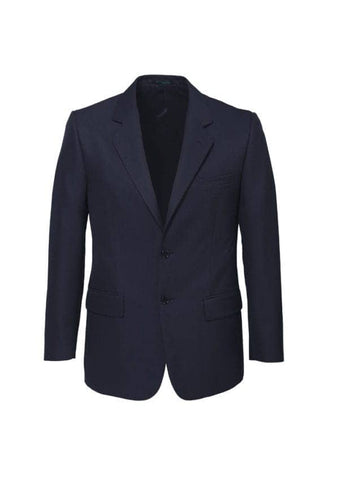 Darrahopens Men's Fashion > Suits & Tuxedos Mens 2 Button Classic Plain Suit Jacket Bamboo Blend Business Wedding  - Navy - 107