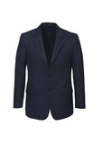Darrahopens Men's Fashion > Suits & Tuxedos Mens 2 Button Classic Plain Suit Jacket Bamboo Blend Business Wedding  - Navy - 107