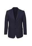 Darrahopens Men's Fashion > Suits & Tuxedos Mens 2 Button Classic Plain Suit Jacket Bamboo Blend Business Wedding  - Navy - 142