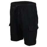 Darrahopens Men's Fashion > Sweats & Trackpants Men's Cargo Shorts 4 Pockets Cascual Work Trousers Active Pants Elastic Waist, Black, 2XL