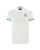 Darrahopens Men's Fashion > Tops & T-shirts Aquascutum Men's White Cotton Polo Shirt - XL