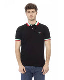 Darrahopens Men's Fashion > Tops & T-shirts Embroidered Short Sleeve Polo Shirt with Tricolor Collar L Men