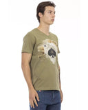 Darrahopens Men's Fashion > Tops & T-shirts Front Print V-Neck Short Sleeve T-shirt XL Men