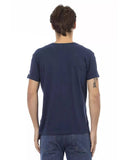 Darrahopens Men's Fashion > Tops & T-shirts Front Print V-neck T-shirt M Men