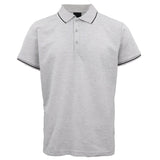 Darrahopens Men's Fashion > Tops & T-shirts Men's Unisex Polo Shirts Basic Plain Breathable Tops Cotton Cascual Sport Shorts, Light Grey, 2XL