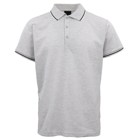 Darrahopens Men's Fashion > Tops & T-shirts Men's Unisex Polo Shirts Basic Plain Breathable Tops Cotton Cascual Sport Shorts, Light Grey, XL